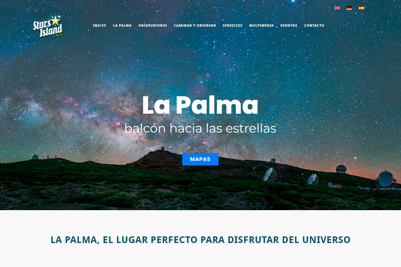 Web Stars Island La Palma
